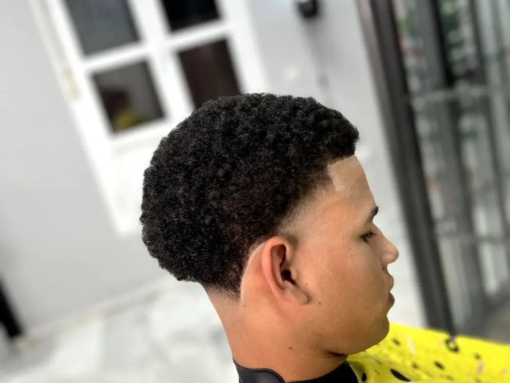 corte curly oscar barbershop